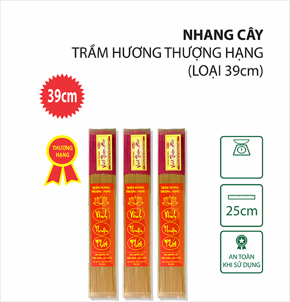 Nhang cây trần hương thượng hang 39cm